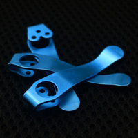 Clip de poche profond en titane fait main sur mesure pour couteaux Spyderco, fabriqué en titane 6al-4v pour Spyderco C81 C223