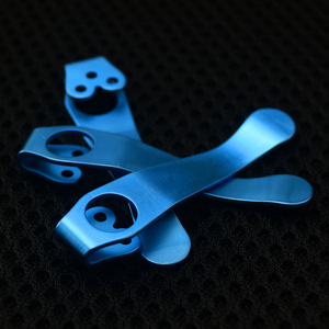 Clip de Bolsillo Profundo de Titanio Hecho a Mano Personalizado para Cuchillos Spyderco, Hecho de Titanio 6al-4v para Spyder C81 C223 - Product Image 6