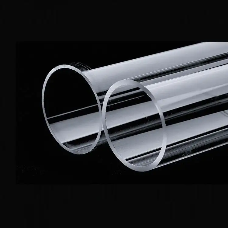 Transparente Quarzglas röhre Boro silikat quadratische Glasröhre