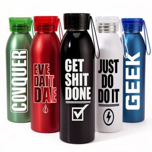Botella de Agua Deportiva de Acero Inoxidable con Aislamiento al Vacío de 600 ml, Libre de BPA, con Logotipo Personalizado, Tapa Térmica, Mantiene la Temperatura de 0 a 6 Horas - Product Image 1