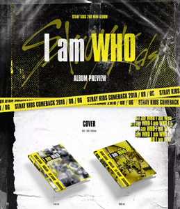 Stray Kids I AM WHO 2ème mini-album édition standard, CD musical Kpop officiel original scellé avec photobook et photocard QR - Product Image 2