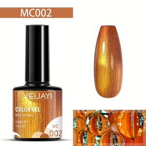 Vernis à ongles gel pailleté 7 couleurs 8ml, longue tenue, en poudre, semi-permanent, à retirer par trempage, gel UV LED pour salon de manucure - Product Image 5