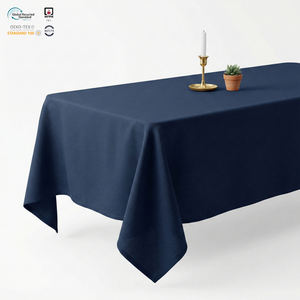 Nappe de table ronde de 120 pouces en polyester tissé, imperméable, écologique et personnalisable pour événements - Product Image 1
