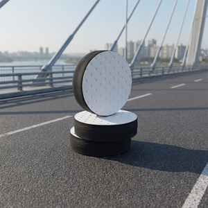 Support en caoutchouc pour pont autoroutier Juliu GYZGJZ, plaque carrée en tétrafluoroéthylène, coussin amortisseur, joint de dilatation personnalisé - Product Image 1