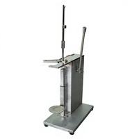 Machine manuelle de scellage de sacs en plastique en acier inoxydable 304, scelleuse verticale pour l'emballage des fruits de mer, des poissons vivants et des poissons d'aquarium