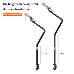 Soporte <span class=keywords><strong>de</strong></span> micrófono <span class=keywords><strong>de</strong></span> brazo ajustable profesional Soporte <span class=keywords><strong>de</strong></span> piso <span class=keywords><strong>de</strong></span> música <span class=keywords><strong>de</strong></span> aluminio personalizado <span class=keywords><strong>Estudio</strong></span> <span class=keywords><strong>de</strong></span> grabación en vivo Solución <span class=keywords><strong>de</strong></span> escritorio <span class=keywords><strong>de</strong></span> metal <span class=keywords><strong>de</strong></span> escritorio - Product Image 3