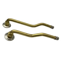 Vástago de válvula de neumático de tubo de autobús y camión de Metal serie de goma de butilo Natural Válvula de camión de latón