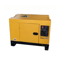 Top 10KW 12KW 10KVA 15KVA 20KVA silencieux AC DC maison puissance de secours moteur groupe électrogène pas cher Diesel onduleur 10-17KW générateur
