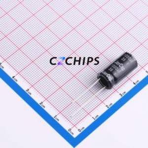 Condensateur électrolytique en aluminium ERG35V1000M10X20 à montage traversant, D10xL20mm 1000uF 20% 35V 2.19A-100kHz - Product Image 1