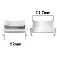 Adaptateur/Fermoir/Connecteur de bracelet de montre en acier inoxydable de luxe pour OPPO Watch X Oneplus Watch2