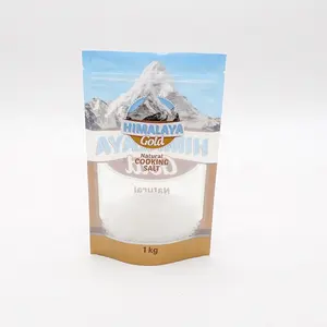 Free Sample Easy Tear Standup Sea Salt Epsom Salt Packaging Bags Recyclable Packaging Custom Bags With Logo Plastic