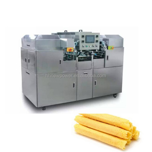 Full Automatic Double Head Electric Egg Roll <b>Biscuit</b> Seaweed Roll Maker <b>Making</b> Rolling Baking <b>Machine</b> - Product Image 1