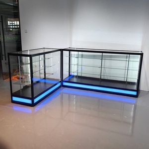 Vitrine en verre <span class=keywords><strong>KEWAY</strong></span>, sur mesure, avec éclairage LED fluide, taille personnalisable - Product Image 3