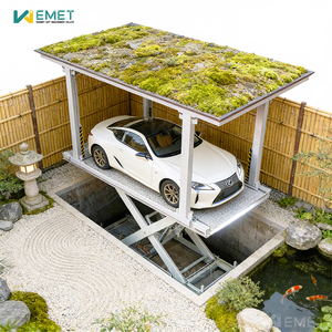 Plateforme élévatrice hydraulique à ciseaux Wemet 4000 kg, installation en fosse souterraine, structure en acier robuste, certifiée CE - Product Image 3