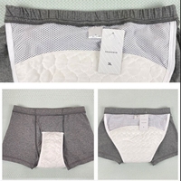 Wasserdichte Baumwoll-Einweg-Inkontinenz-Boxershorts für Ältere Männer Waschbare Auslaufsichere Erwachsenenwindeln CE-Zertifizierung