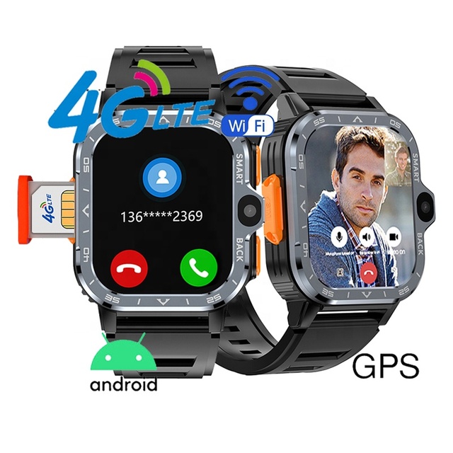 Factory Sales Gs38 4g Smartwatch Sports Wifi Gps Men Android 5g ultra 9 Smart Watch with Sim Card and Battery Non Removable
