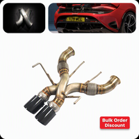 ING SUS304 Échappement droit pour McLaren 750S M840T 4.0T 2023+ |   Échappement de course Z-Pipe avec embouts, vente en gros