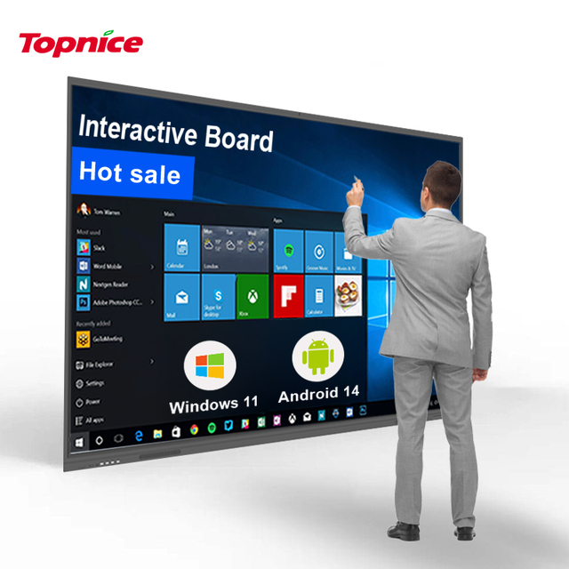 High Quality 55-75 Inch Smart Android Touch Karaoke TV Black Wall Hung Design with ODM USB & LCD Standard Direct From Factory