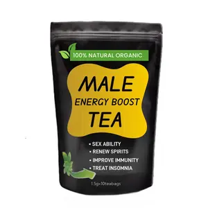 Erkekler için doğal güç büyütme sağlık ot enerji tonik çay