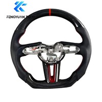 Setir Mobil Berbahan Serat Karbon untuk Mazda Cx3 Cx-5 Speed 3 Bp 6 Gh Cx30 Cx5 Rx-8 Rx8 2 Roadster Miata Cx50 Rx8 Bk Bt50 Mx5 2010 2007