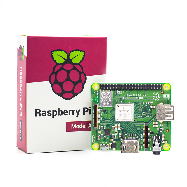 NEW Raspberry Pi 3 Model A+ 1.4GHz Quad Core CPU 512MB RAM WIFI & BT Mini PC Motherboard Electronic Component Development Board
