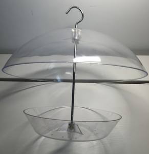 Domo ajustável ajuda a bloquear agachamento e maior observatório de pássaros domes alimentador de pássaros transparente para animais de estimação - Product Image 2