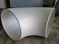 Coude à long rayon 45° en acier inoxydable TP304, raccord de tuyauterie soudé SCH40/SCH80, tête ronde à souder bout à bout, surface traitée pour diverses applications