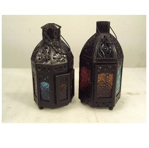 Iron <b>Brass</b> Antique Moroccan Tea Light Candle <b>Lantern</b> - Product Image 2