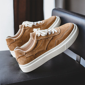 Chaussures de sport pour hommes en cuir véritable de haute qualité, design léger pour l'été, course à pied décontractée - Product Image 2