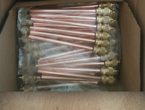 Vanne d'accès en laiton et cuivre 1/4'', 3/4'', 3/8'', 3/16'' – Pièce de rechange pour réfrigération – Vanne de charge en cuivre pour réfrigérateur et climatiseur - Product Image 5