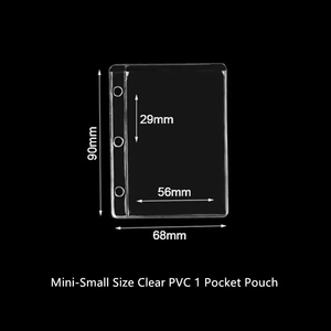 Mini 1 Pocket visiera per carte <span class=keywords><strong>da</strong></span> gioco portafogli portaoggetti pagine Album foto porta raccolta inserti deposito prodotto - Product Image 5