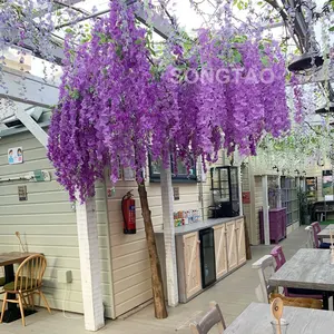 Guangzhou large fake tree types artificial cherry trees for wedding
