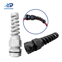 Protector de Cables en Espiral SCG-M16, Impermeable IP68, con Alivio de Tensión Flexible, Venta al Por Mayor