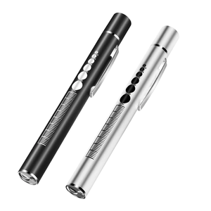 Antorcha de bolígrafo médico tipo C recargable a prueba de agua, luz LED doble, amarillo, blanco, USB, certificado ROSH para control de oído de médico enfermera - Product Image 2