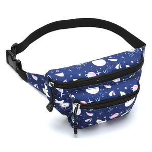 Riñonera de moda para niños y niñas, bolso de pecho con patrón de dibujos animados, sin hombro - Product Image 4