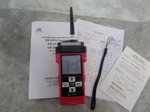 ริเคน เคอิคิ 2012GT เครื่องตรวจจับก๊าซแบบพกพา LEL/O2/CO/H2S 4 ใน 1 ความแม่นยำสูงเสียง+แสง+สัญญาณเตือนการสั่นสะเทือน IP66 - Product Image 4