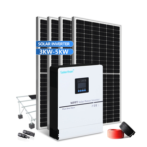 ระบบพลังงานแสงอาทิตย์สำหรับบ้าน Solarthon Home Solar 3000W 5KW ไฮบริด โมโนคริสตัลไลน์ ซิลิคอน MPPT ลิเธียมไอออน ระบบจ่ายไฟเดี่ยว STKH STKH STKH STKH - Product Image 2