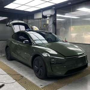 Proveedor PVC 1,52*17m British Racing Green Car Vinyl Wrap Pet Gloss Candy Battle Armored <span class=keywords><strong>Emerald</strong></span> Green Ppf Roll - Product Image 3