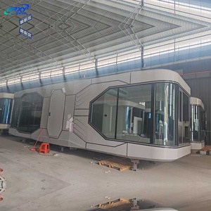 Casa Contenedor Modular Prefabricada de Lujo de 2 Dormitorios, Cápsula Espacial, Casas Fabricadas para Inmobiliarias - Product Image 1