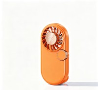 Ventilateur portable miniature léger à 5 vitesses, batterie polymère 1200 mAh, rechargeable par Type-C