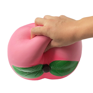 Especializado en Tallas Grandes |   Peluche Gigante de Durazno, de Rebote Lento, Modelo de Fruta Realista, Juguete Ultra Suave para Aliviar el Estrés - Product Image 1