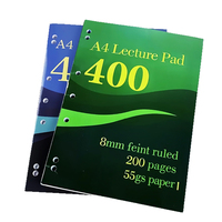 Carnet A4 personnalisé de haute qualité, format slim, à feuilles mobiles, série Quatre Saisons, carnet de bureau minimaliste pour l'écriture quotidienne