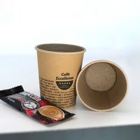 Gobelets en papier pour café de 4 oz, 8 oz, 12 oz, vente en gros, gobelets en papier jetables, gobelets en papier à paroi simple pour boissons chaudes