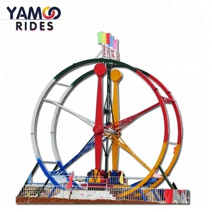 Juegos Mecánicos Yamoo Fun Fair Rides <span class=keywords><strong>Happy</strong></span> Wheel con Iluminación LED de Color Personalizado para Parques al Aire Libre, Centros Comerciales, Atracciones de Feria - Product Image 2