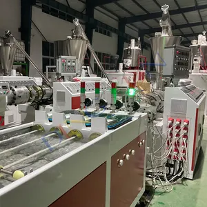 Línea de producción de tubos de PVC de cuatro salidas/máquina de fabricación de Tubos de conductos eléctricos de PVC