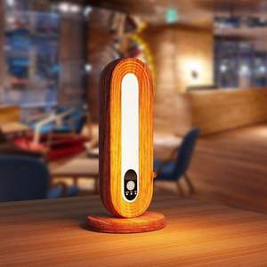 Thông Minh Trang trí nội thất USB powered có thể điều chỉnh bảo vệ mắt sáng tạo với cơ thể con người cảm ứng rắn gỗ đường hầm có thể đèn - Product Image 3