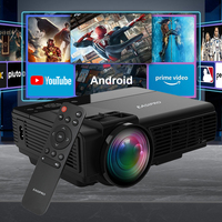 Projecteur HD 1080P pour cinéma maison, publicité, école, salle de classe, éducation, USB, Wifi, vidéo, film, LED, portable, Android