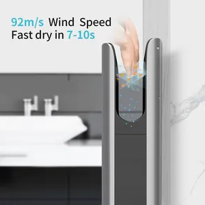 AK2065 New Powerful Hand Dryer Compact Model High Speed Automatic Jet Hand Dryer Cheap Commercial Hand Dryers With HEPA Filtered