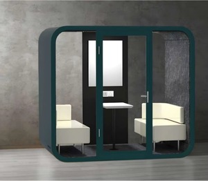 Cabina Acústica Insonorizada para Reuniones, Oficina Privada para Llamadas y Videoconferencias, Espacio de Trabajo Silencioso con Ventilación, en Venta - Product Image 5
