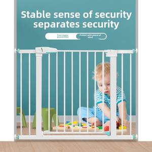 Portão do bebê para Portas e Escadas Auto Fechar Dog/Puppy <span class=keywords><strong>Gate</strong></span>, fácil instalação, pressão montada, sem perfuração - Product Image 2